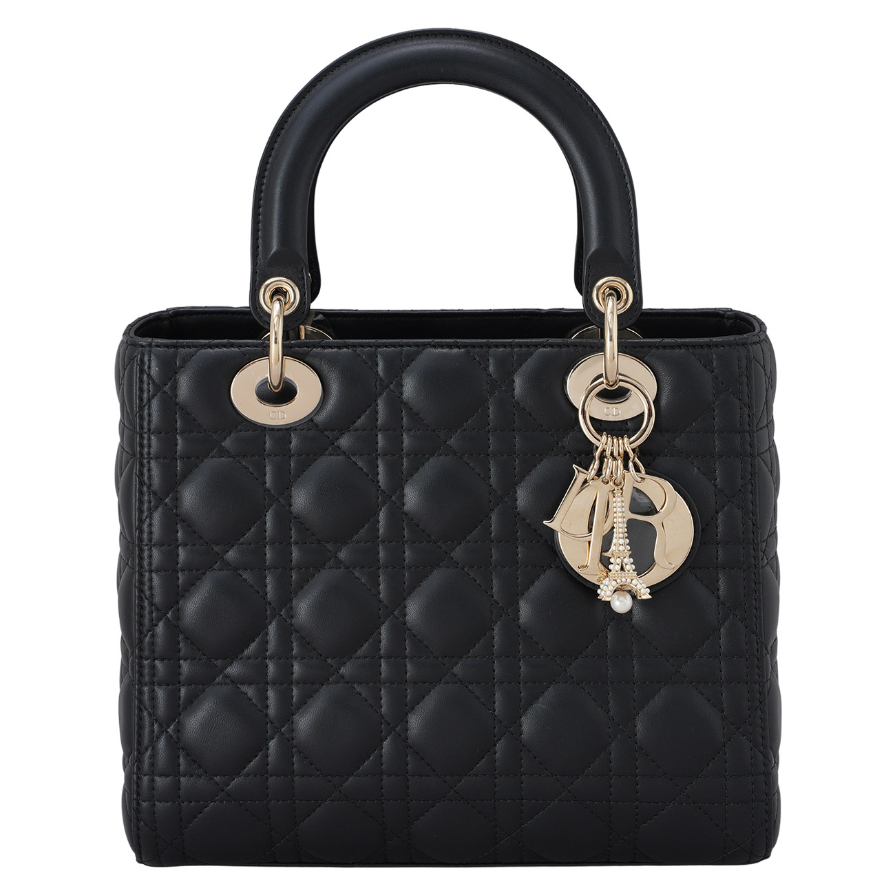 CHRISTIAN DIOR(USED)디올 레이디디올 미듐 & 에펠탑 참